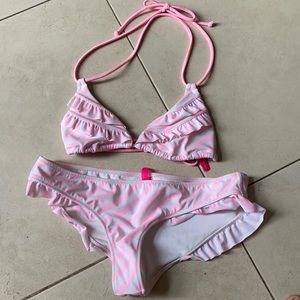 Victoria’s Secret Pink White Bikini Set
